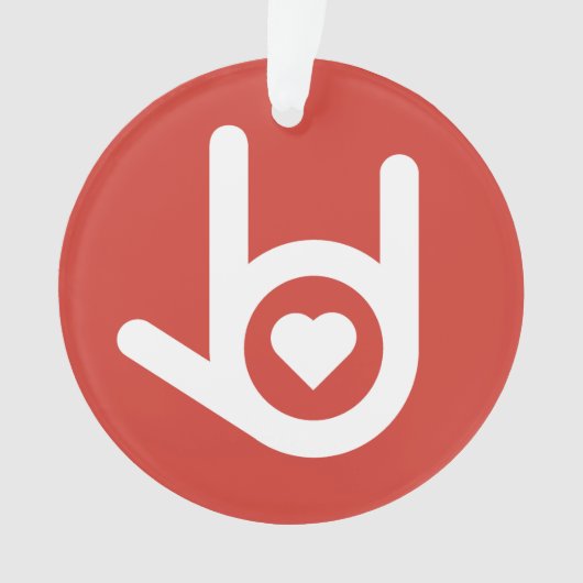 Ich Liebe dich, Rot. Ornament (Vorderseite)