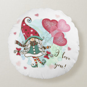 Ich Liebe dich runden Kissen