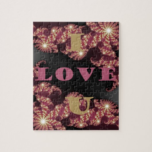 Ich liebe dich Schatz Puzzle (Vertikal)