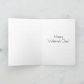 "Ich liebe dich, Schatz" Valentinstag Karte (Innenseite)