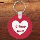 "Ich Liebe dich" Schlüsselanhänger (Vorderseite)