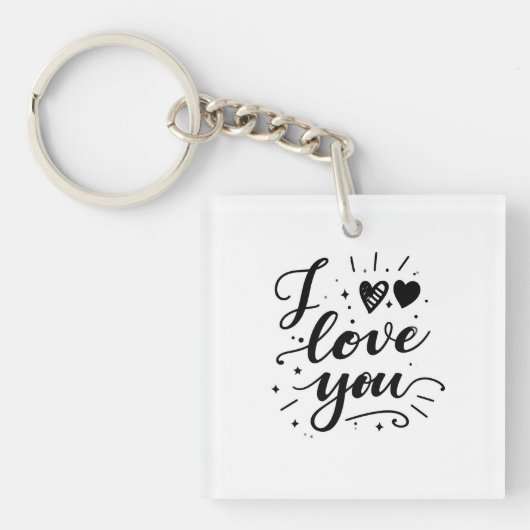 ich liebe dich schlüsselanhänger (Vorderseite)