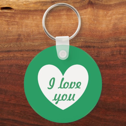 "Ich Liebe dich" Schlüsselanhänger (Vorderseite)