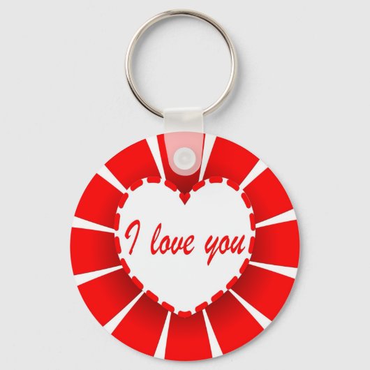 Ich Liebe dich Schlüsselanhänger (Vorderseite)