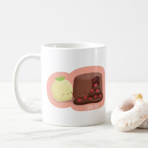 Ich liebe dich Schokoladen-Lava-Kuchen Pun Mug Kaffeetasse