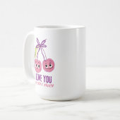 ICH LIEBE DICH SEHR KIRSCH KAFFEETASSE (Vorderseite Links)