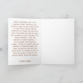 Ich liebe dich sehr - Postkarte mit Bär in Tasse (Innenseite)