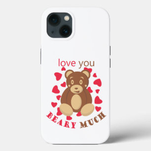 Ich liebe dich sehr zum Valentinstag Case-Mate iPhone Hülle
