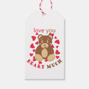 Ich liebe dich sehr zum Valentinstag Geschenkanhänger