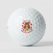 Ich liebe dich sehr zum Valentinstag Golfball (Vorderseite)