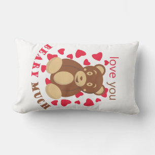 Ich liebe dich sehr zum Valentinstag Lendenkissen