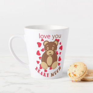 Ich liebe dich sehr zum Valentinstag Milchtasse
