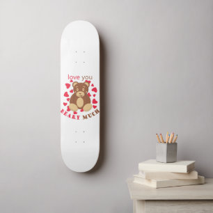 Ich liebe dich sehr zum Valentinstag Skateboard