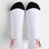 Ich liebe dich sehr zum Valentinstag Socken (Oben)