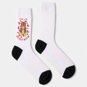 Ich liebe dich sehr zum Valentinstag Socken (Rechts)