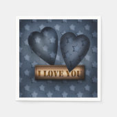 Ich Liebe dich Serviette (Vorderseite)