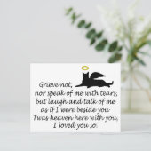 Ich liebe dich so postkarte (Stehend Vorderseite)