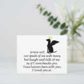 Ich liebe dich so postkarte (Stehend Vorderseite)