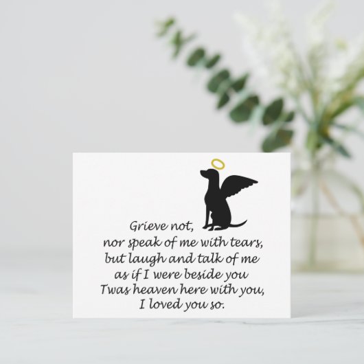 Ich liebe dich so postkarte (Stehend Vorderseite)