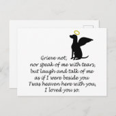 Ich liebe dich so postkarte (Vorne/Hinten)