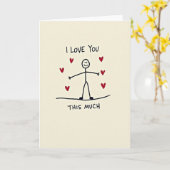 Ich liebe dich so sehr Karte (Gelbe Blume)