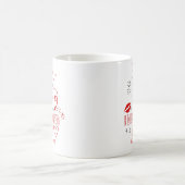 Ich liebe dich so sehr Notiz Romantischer Valentin Kaffeetasse (Mittel)