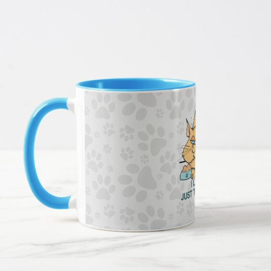 Ich Liebe dich so, wie ich Katze bin Tasse (Links)
