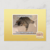 Ich Liebe dich, Sofa. Postkarte (Vorderseite)