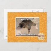 Ich Liebe dich, Sofa. Postkarte (Vorne/Hinten)