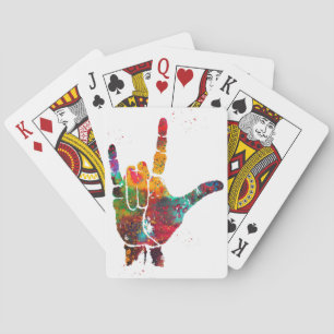 Ich liebe dich spielkarten