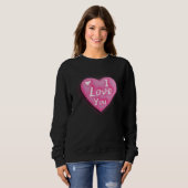 Ich liebe dich sweatshirt (Vorne ganz)