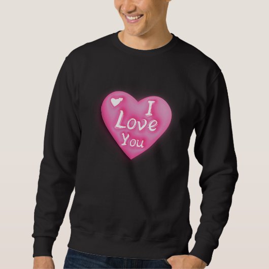 Ich liebe dich sweatshirt (Vorderseite)