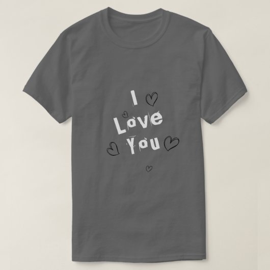 Ich Liebe dich T-Shirt (Design vorne)