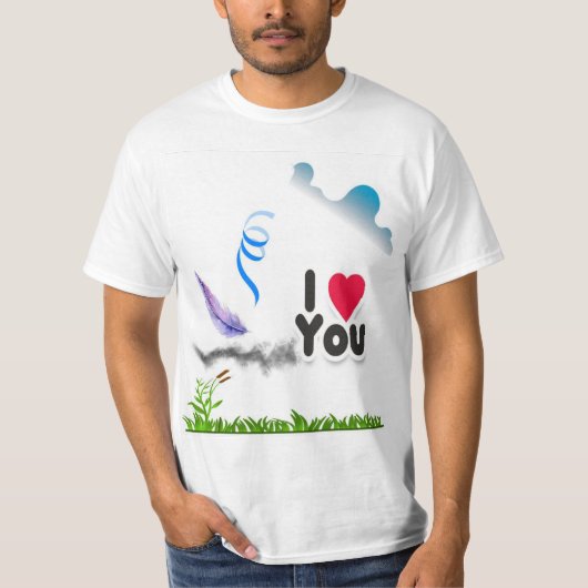 Ich Liebe dich T-Shirt (Vorderseite)