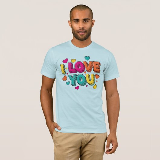 Ich liebe Dich T-Shirt (Vorne ganz)