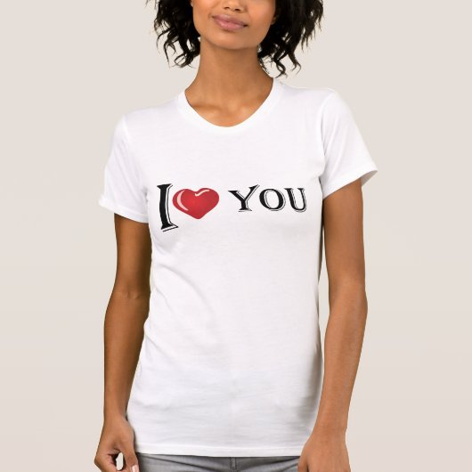 Ich Liebe dich T-Shirt (Vorderseite)