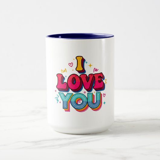 Ich liebe dich tasse (Zentrum)