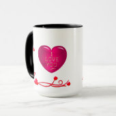 Ich Liebe dich Tasse (Vorderseite Links)