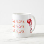 Ich liebe Dich Tasse – Romantisches Valentinstag-G (VorderseiteRechts)