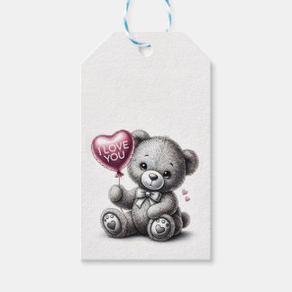 "Ich liebe Dich" Teddybär Geschenkanhänger