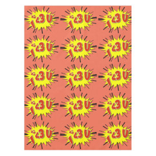 Ich Liebe dich Tischdecke