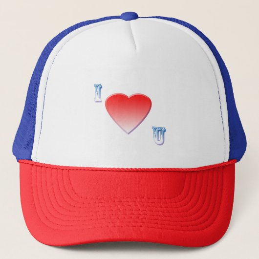 Ich Liebe dich Truckerkappe (Vorderseite)