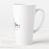 Ich liebe dich Typography Design Milchtasse (Rechts)