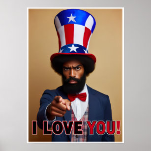 Ich Liebe dich! - Uncle Sam poster style