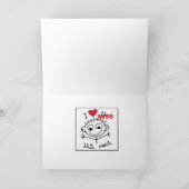 "ICH LIEBE DICH" UND "ICH VERMISSE DICH" SO VIEL KARTE (Innenseite)