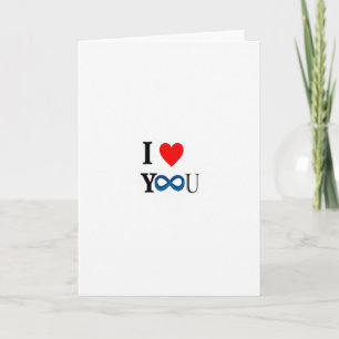Ich liebe dich unendlich Karte
