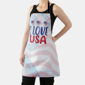 Ich liebe dich USA Schürze (InSitu)