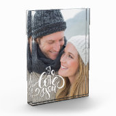 Ich Liebe dich. Valentinstag Custom Fotoblock (Links)