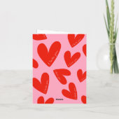 "Ich liebe Dich" Valentinstag-fester Partner Karte (Rückseite)
