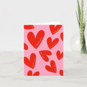 "Ich liebe Dich" Valentinstag-fester Partner Karte (Vorderseite)